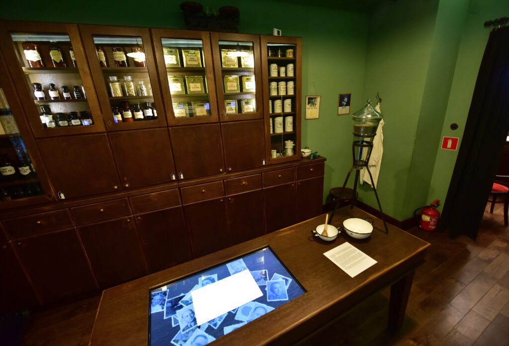 Pharmacy Under the Eagle in Kraków – former wartime pharmacy of Tadeusz Pankiewicz, now a museum located on Ghetto Heroes Square.